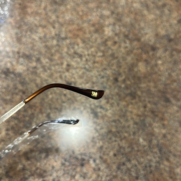 Steve Madden Leonel Sunglasses Brown Metal Frame Lightweight Rectangular Womens - Picture 5 of 11